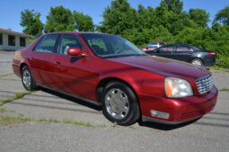 2002 CADILLAC DEVILLE  RED full