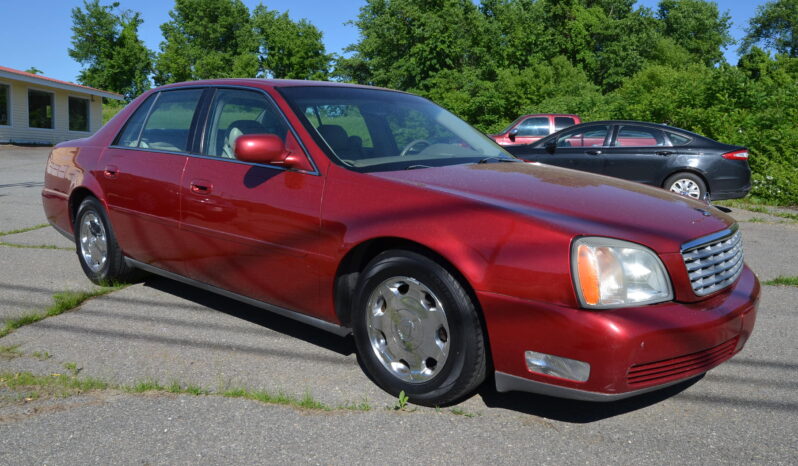 2002 CADILLAC DEVILLE  RED full